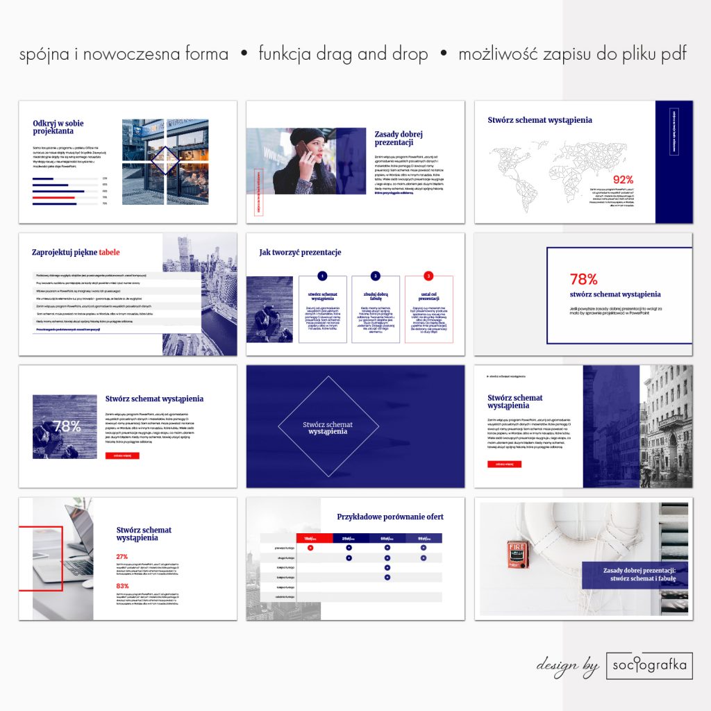 Projekt Slajdu PowerPoint Zam w Profesjonaln Prezentacj 